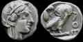 Attica, Athens, AR Tetradrachm, Athena and Owl, 449-413 BC Attica, Athens, AR Tetradrachm, Athena and Owl, 449-413 BC
